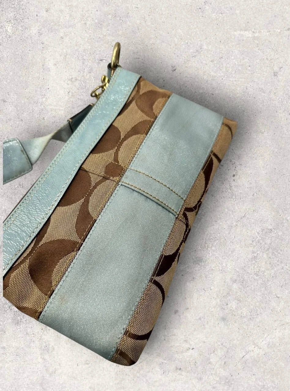 Authentic Vintage Coach Signature Small Shoulder Bag