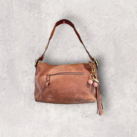 Authentic Vintage Coach Suede Shoulder Bag