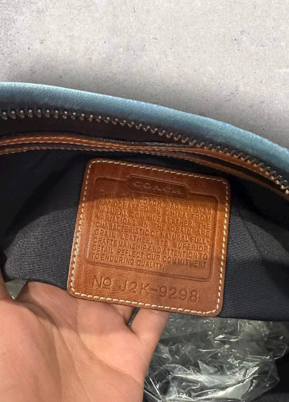 Authentic Vintage Coach Ergo Stripe Wavey Hobo Bag Rare