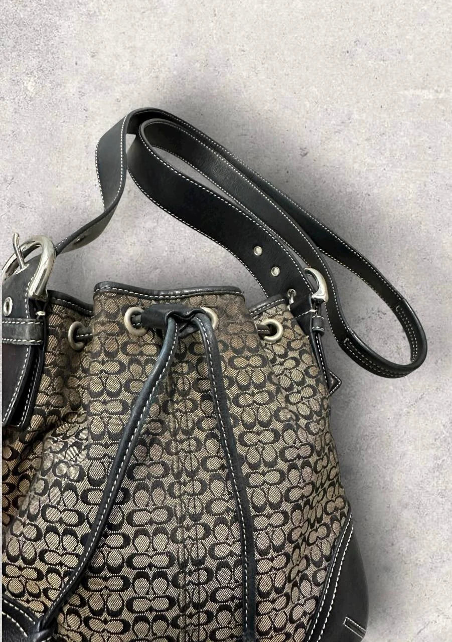 Authentic Vintage Coach Drawstring Bag
