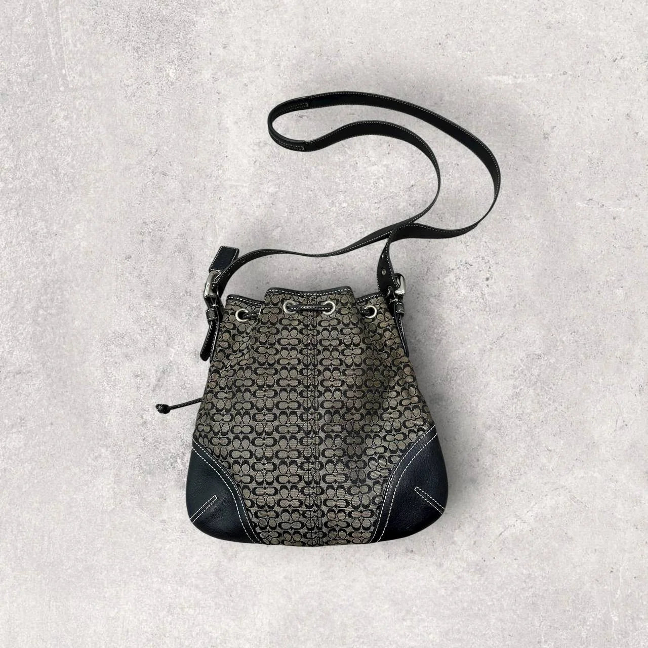 Authentic Vintage Coach Drawstring Bag