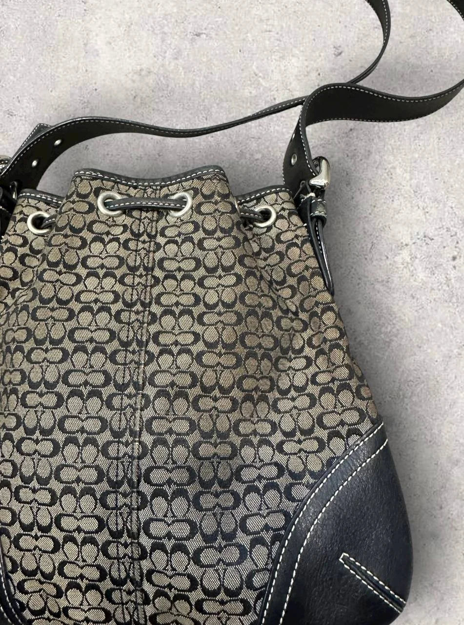Authentic Vintage Coach Drawstring Bag