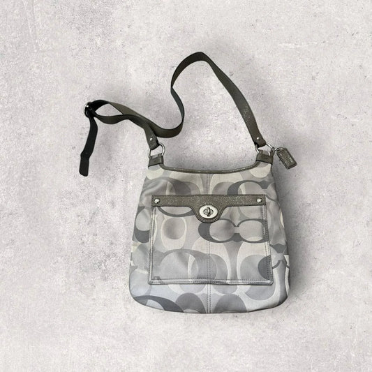 Authentic Vintage Coach Signature Crossbody Bag