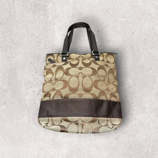Authentic Vintage Coach Signature Tote Bag