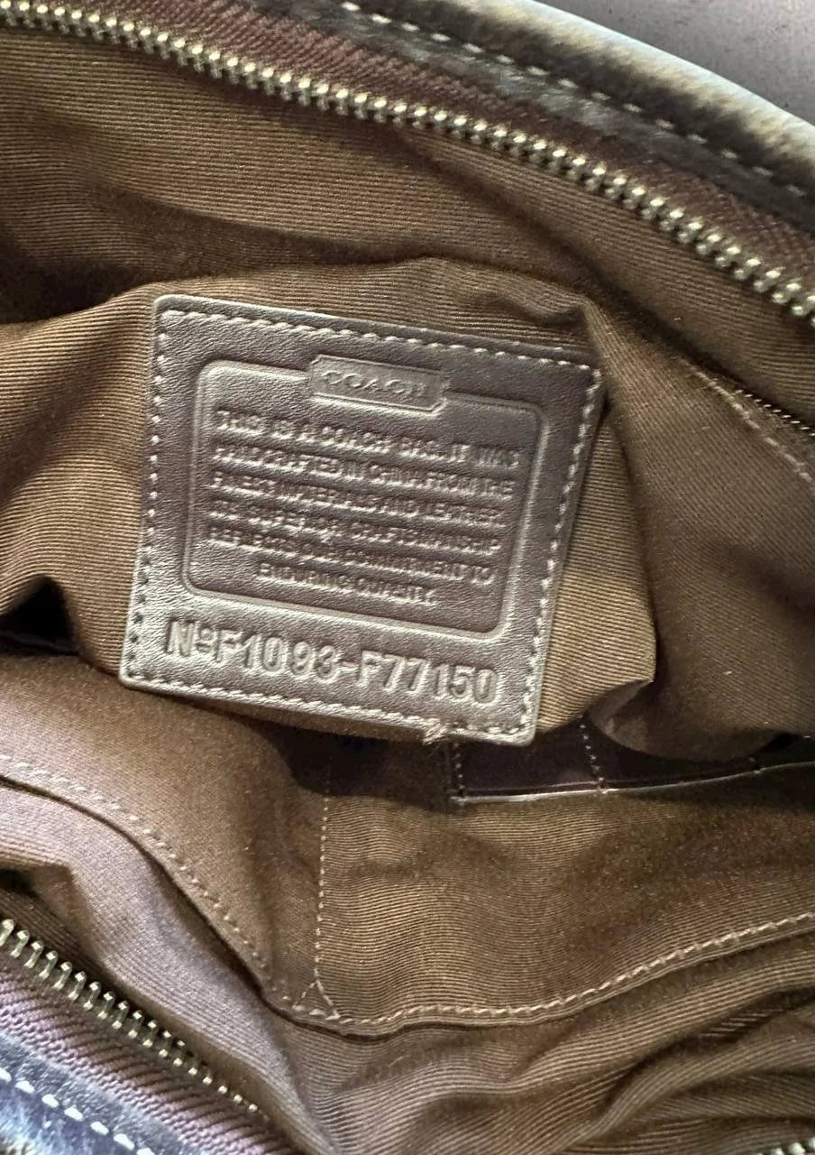 Authentic Vintage Coach Signature Tote Bag