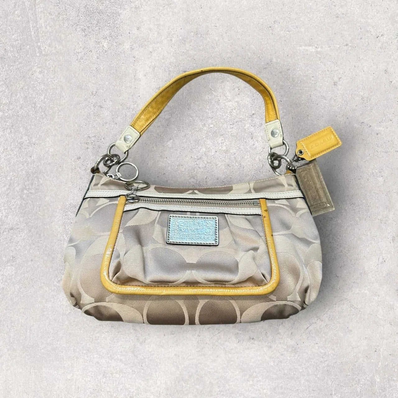 Authentic Vintage Coach Poppy Signature Shoulder Bag