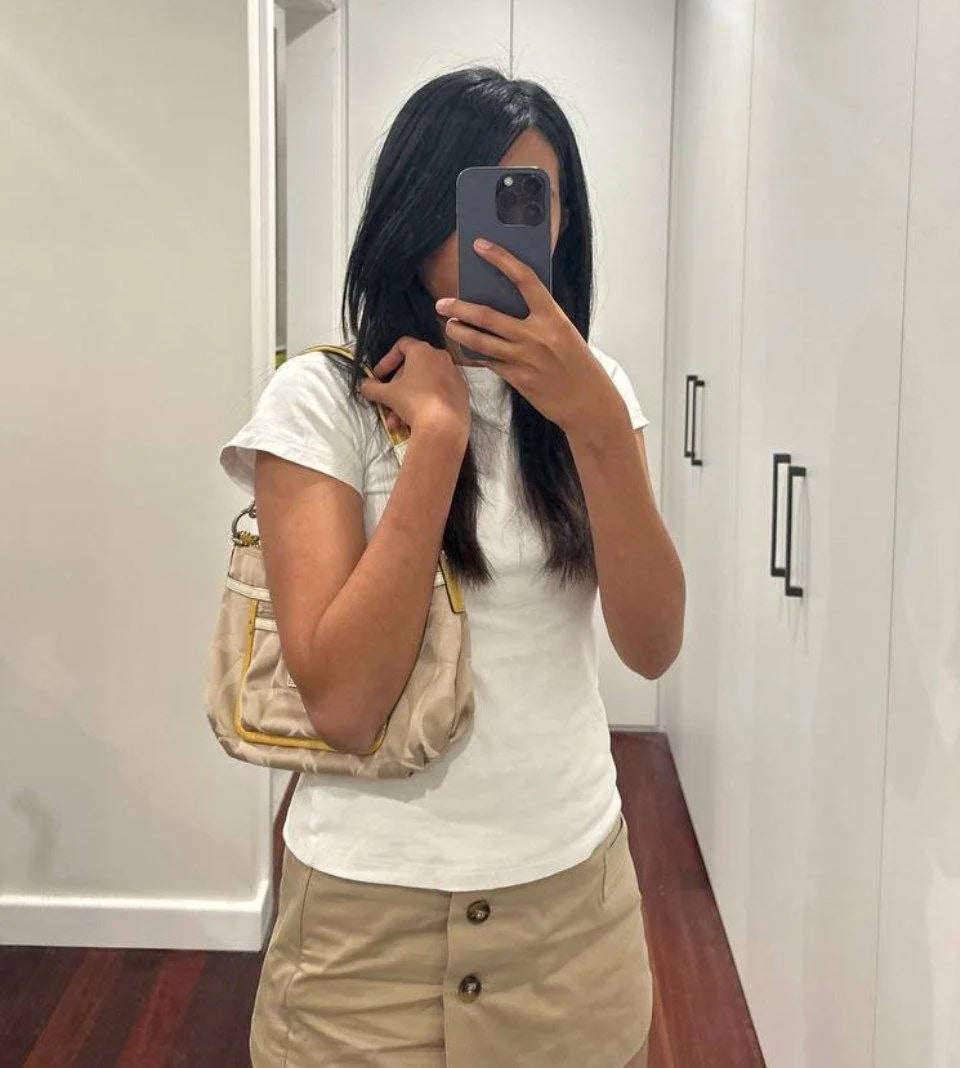 Authentic Vintage Coach Poppy Signature Shoulder Bag