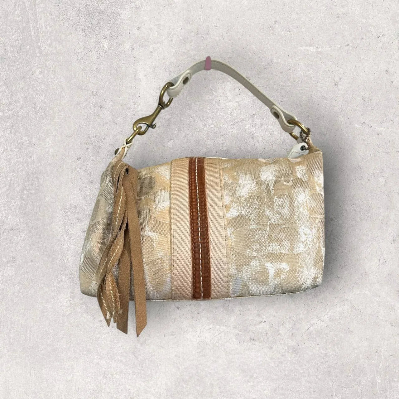 Authentic Vintage Coach Signature Shoulder Bag