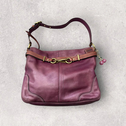 Authentic Vintage Coach Hamptons Leather Shoulder Bag