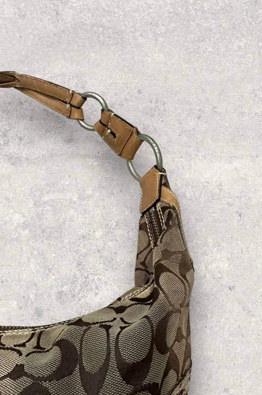 Authentic Vintage Coach Croissant Hobo Shoulder Bag