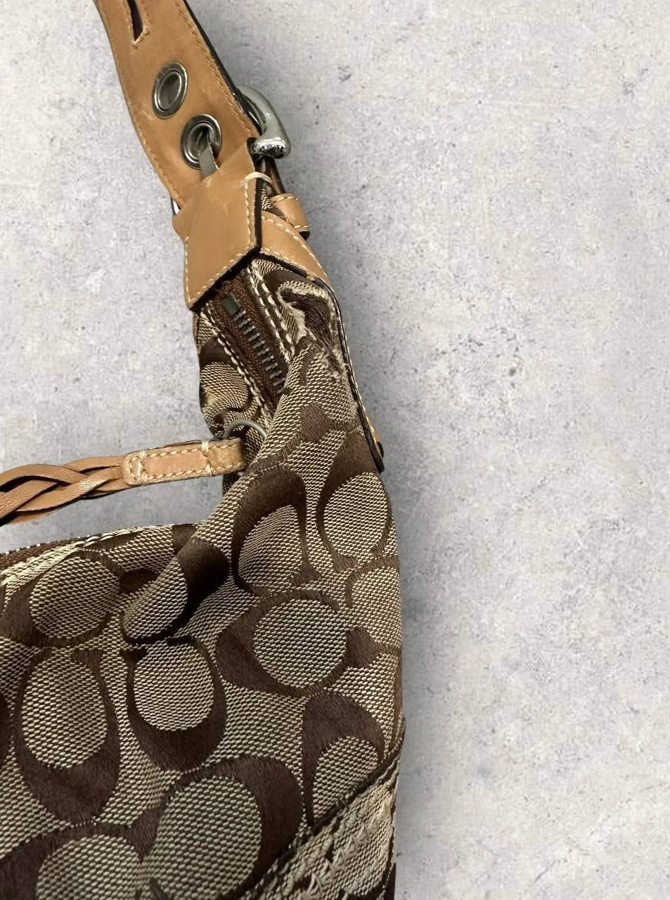 Authentic Vintage Coach Croissant Hobo Shoulder Bag