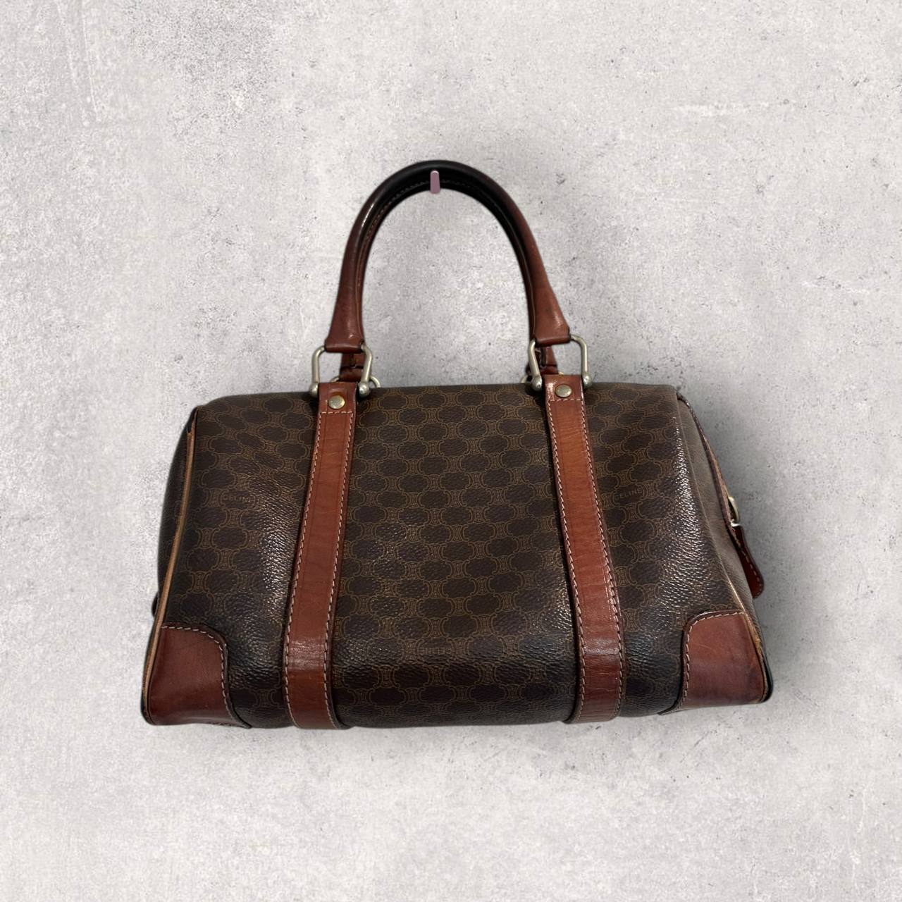 Authentic Vintage Celine Macadam Boston Bag