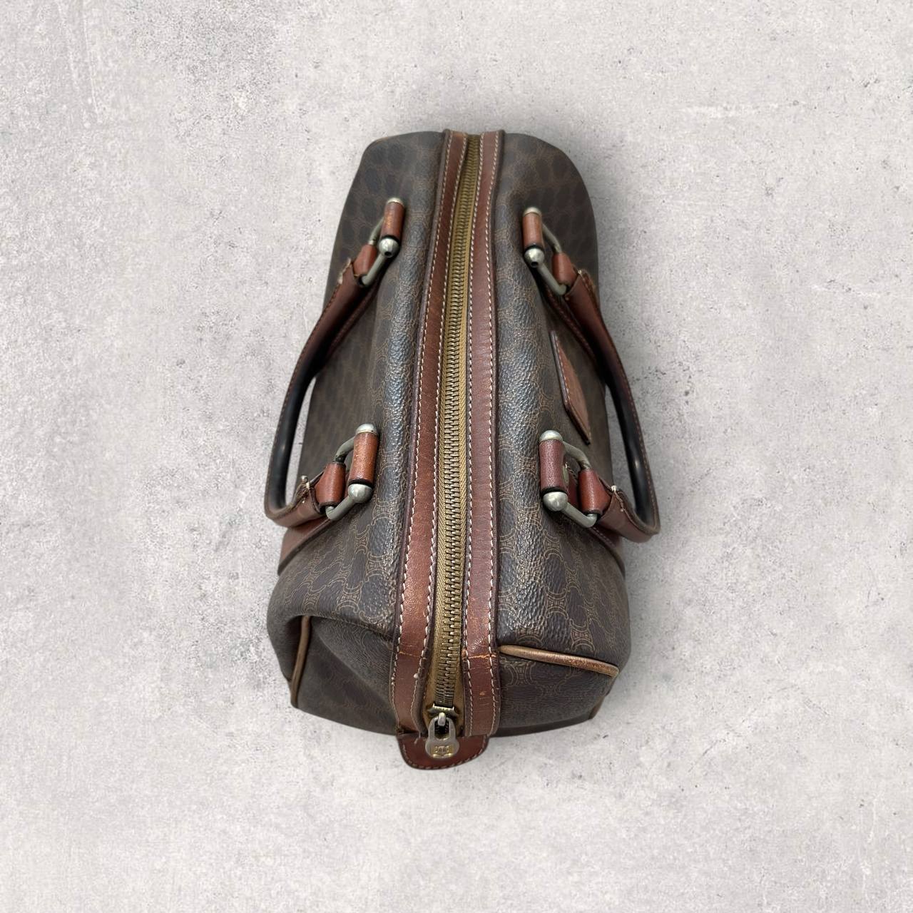 Authentic Vintage Celine Macadam Boston Bag