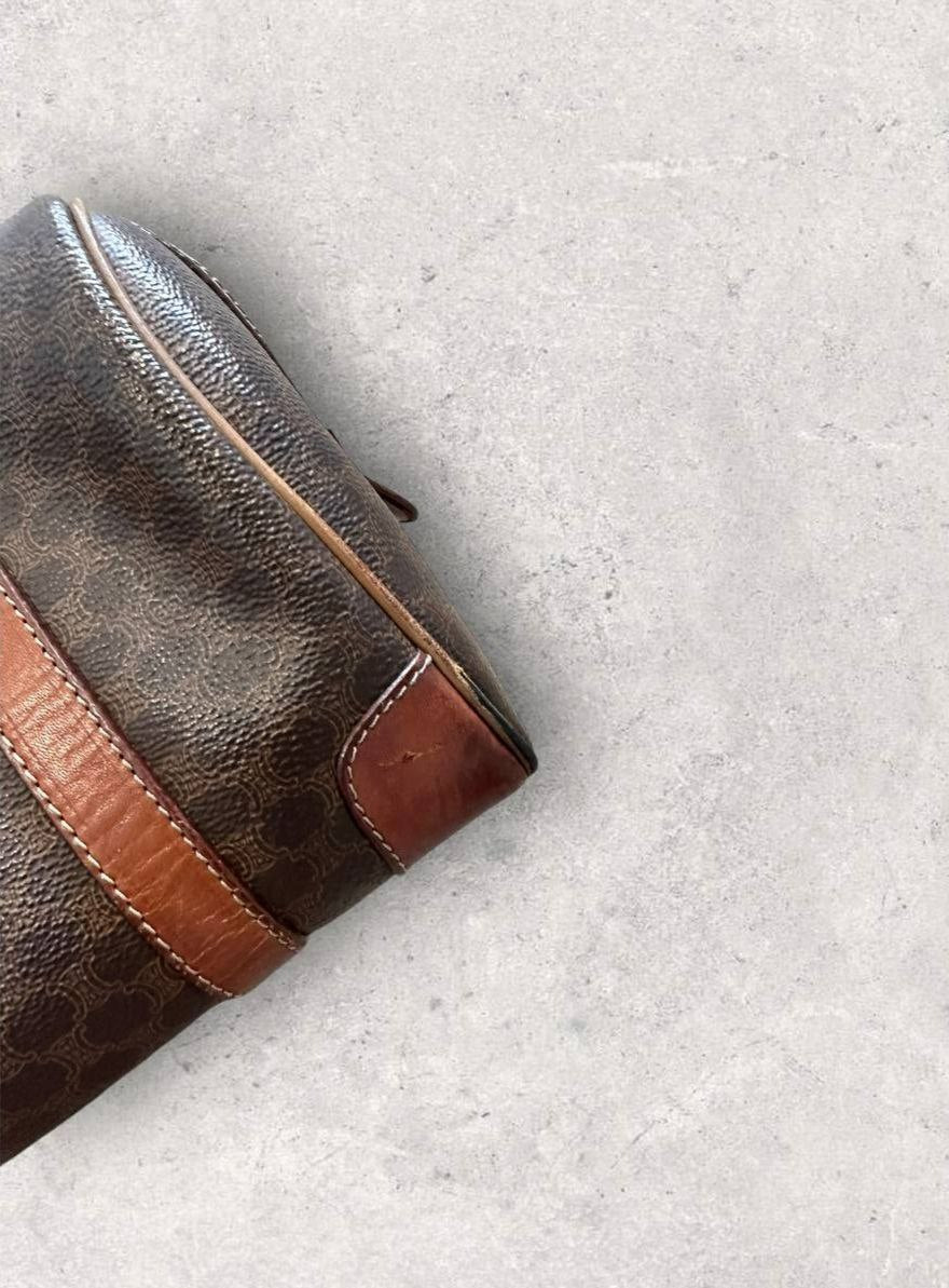 Authentic Vintage Celine Macadam Boston Bag