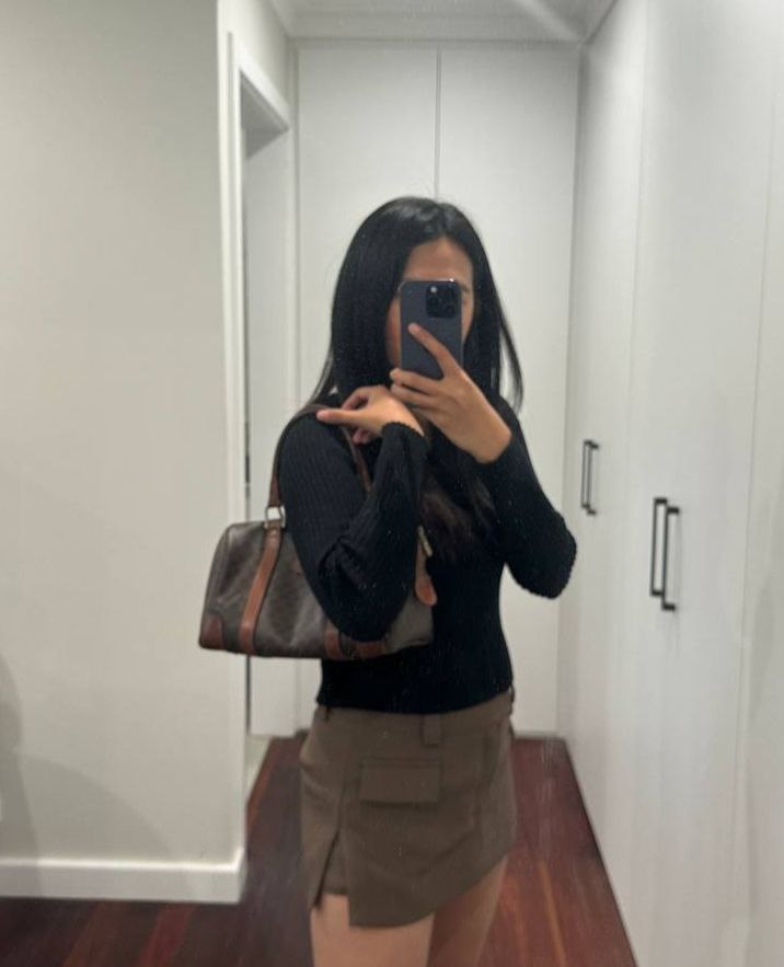 Authentic Vintage Celine Macadam Boston Bag