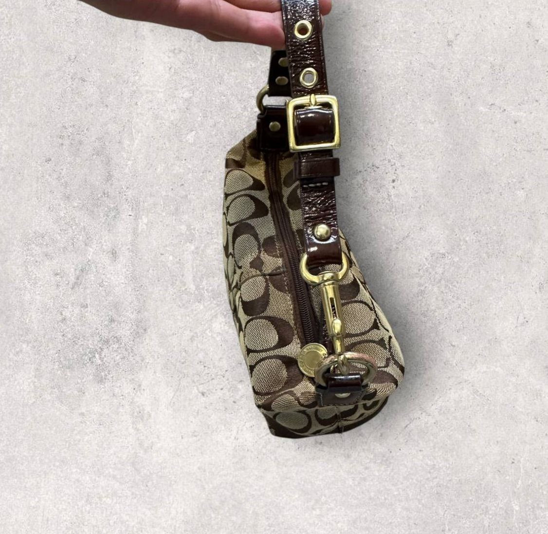 Authentic Vintage Coach Signature Shoulder Bag