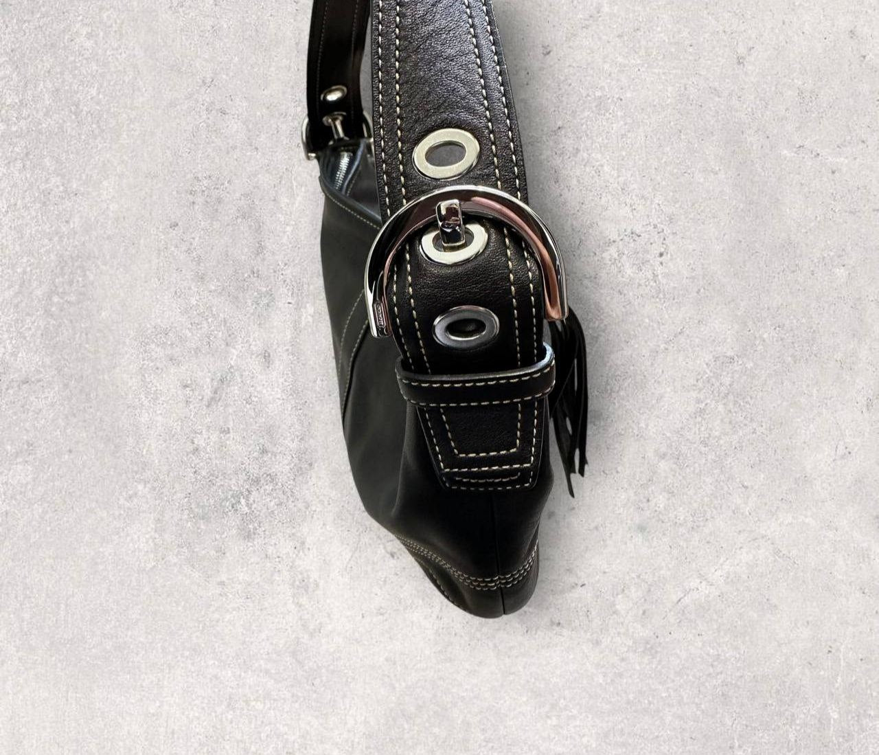 Authentic Vintage Coach Leather Hobo Bag