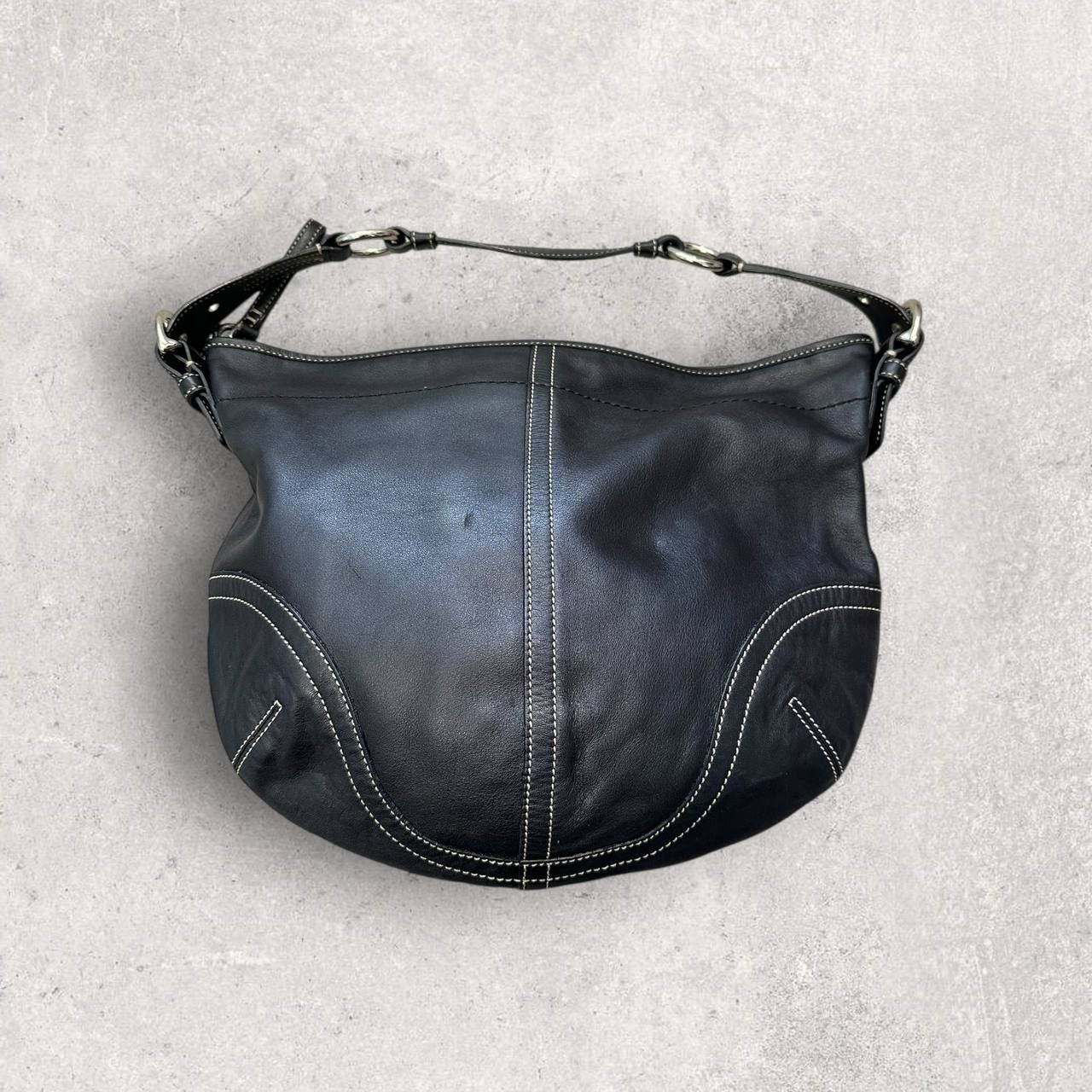 Authentic Vintage Coach Leather Hobo Bag