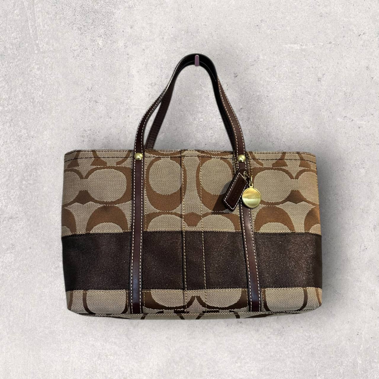 Authentic Vintage Coach Signature Small Shoulder Bag