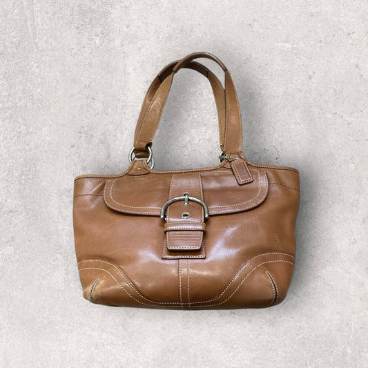 Authentic Vintage Coach Leather Tote Bag