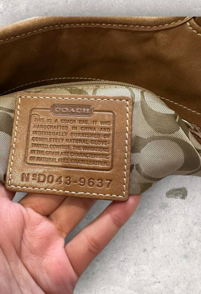 Authentic Vintage Coach Leather Tote Bag