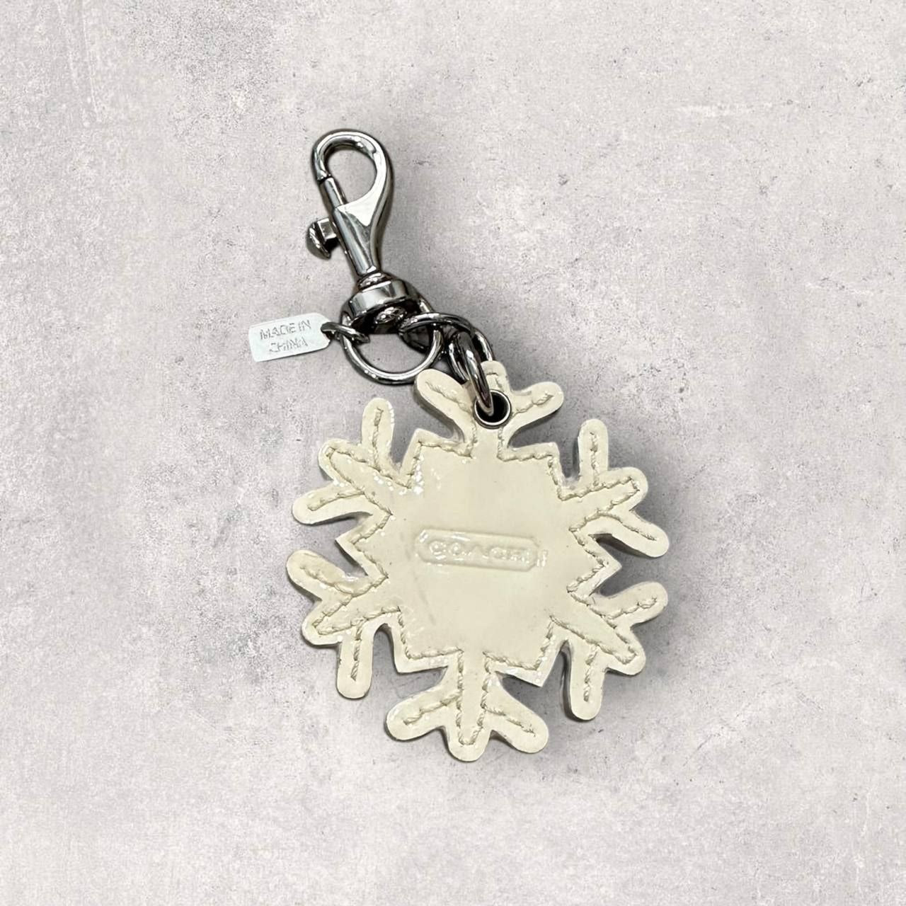Authentic Coach Snowflake Bag Charm