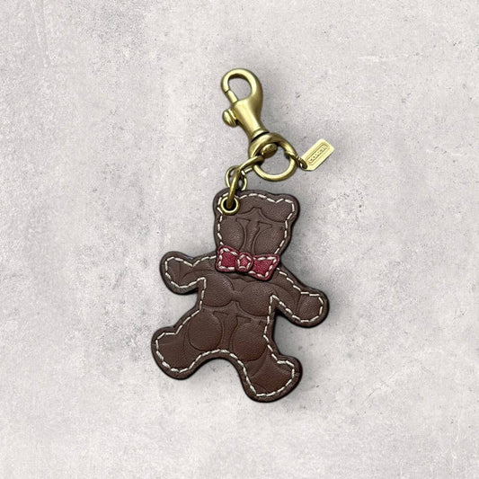 Authentic Coach Bear Signature Bag Charm