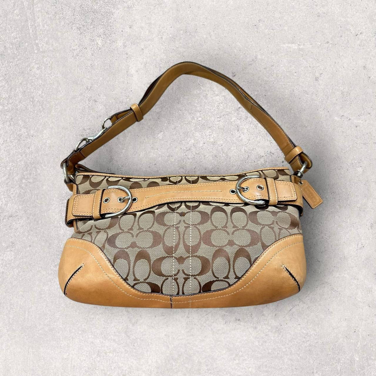 Authentic Vintage Coach Signature Shoulder/Crossbody