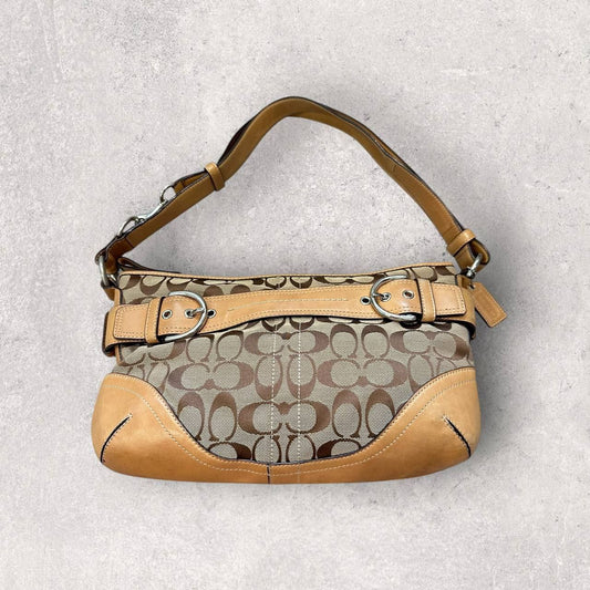 Authentic Vintage Coach Signature Shoulder/Crossbody