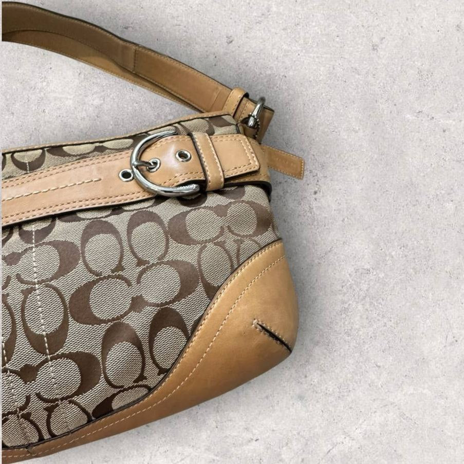 Authentic Vintage Coach Signature Shoulder/Crossbody