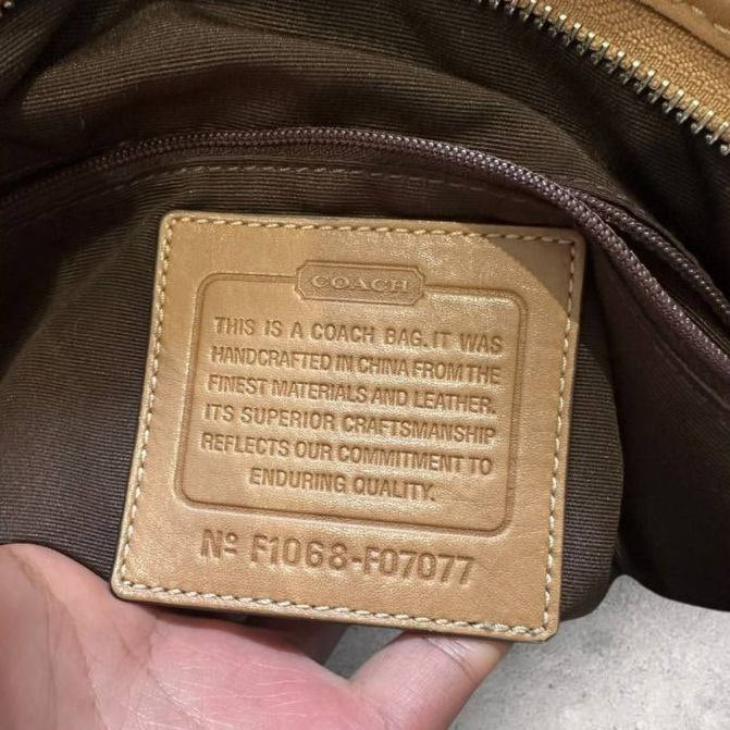 Authentic Vintage Coach Signature Shoulder/Crossbody