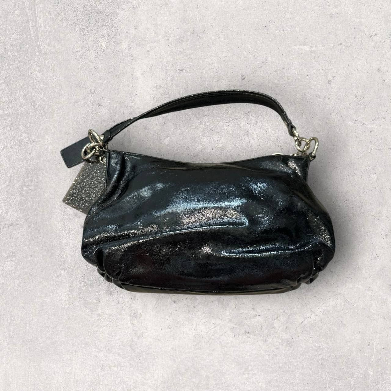 Authentic Vintage Coach Poppy Patent Leather Shoulder Bag