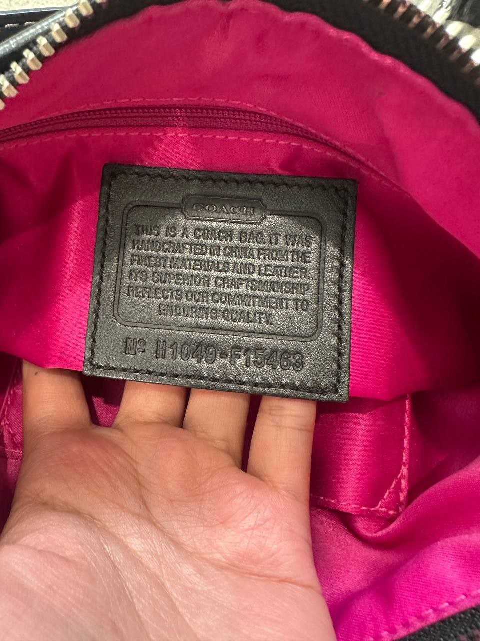 Authentic Vintage Coach Poppy Plaid Shoulder Bag