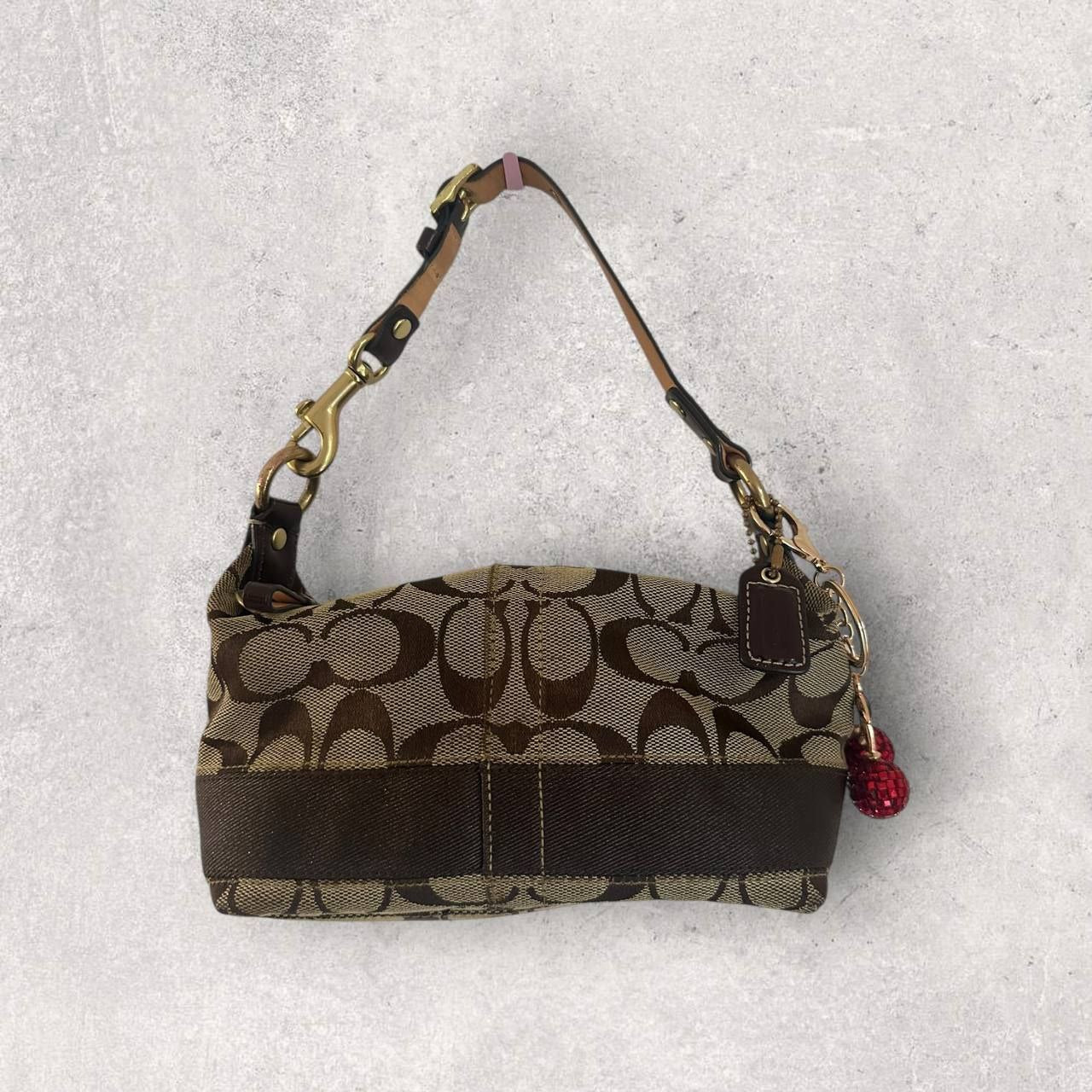 Authentic Vintage Coach Signature Shoulder Bag