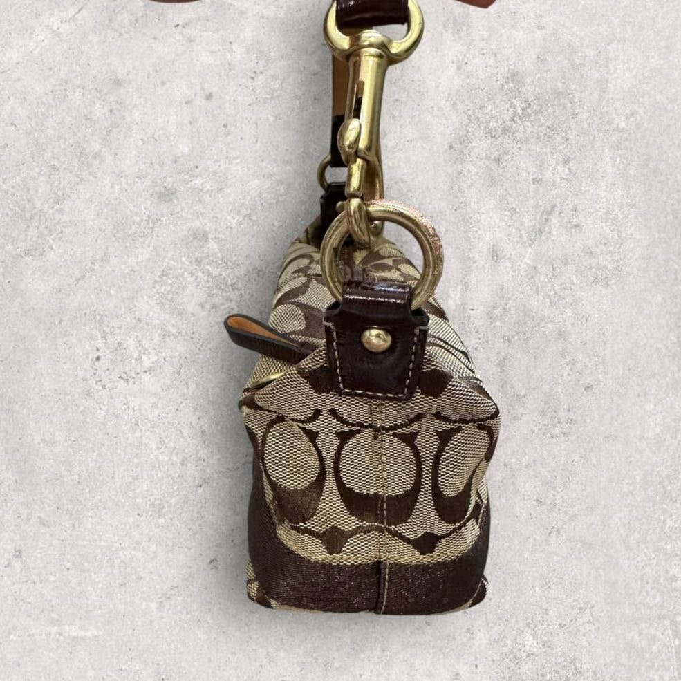 Authentic Vintage Coach Signature Shoulder Bag