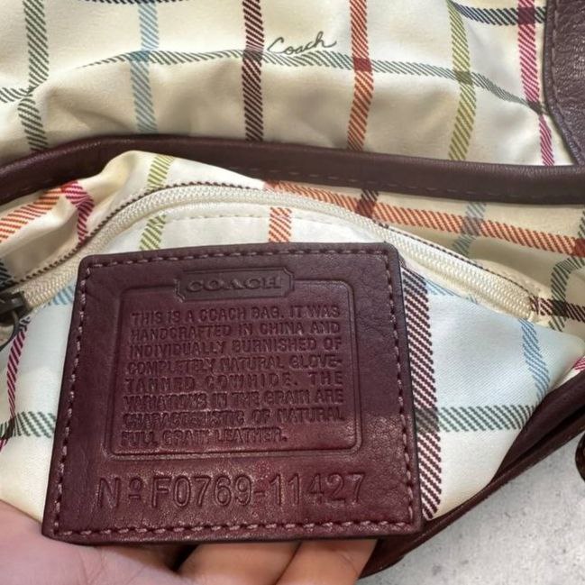 Authentic Vintage Coach Bleecker Leather Shoulder Bag