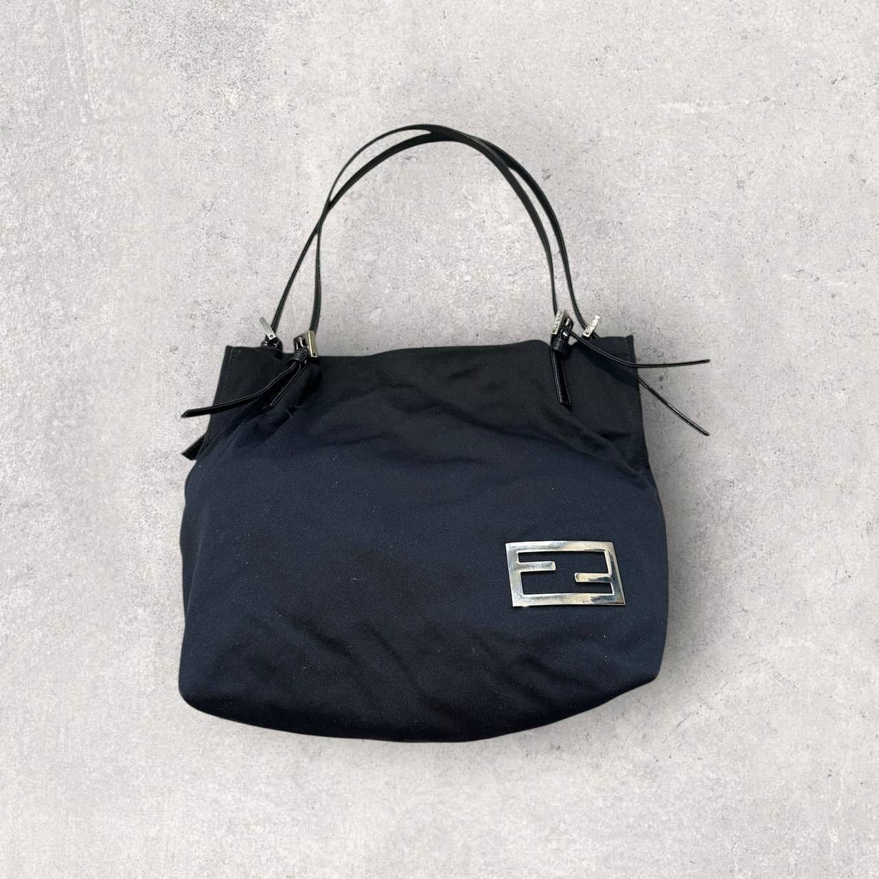 Authentic Vintage Fendi Nylon Shoulder Bag