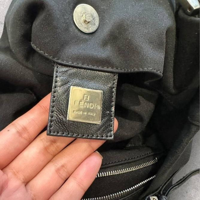 Authentic Vintage Fendi Nylon Shoulder Bag