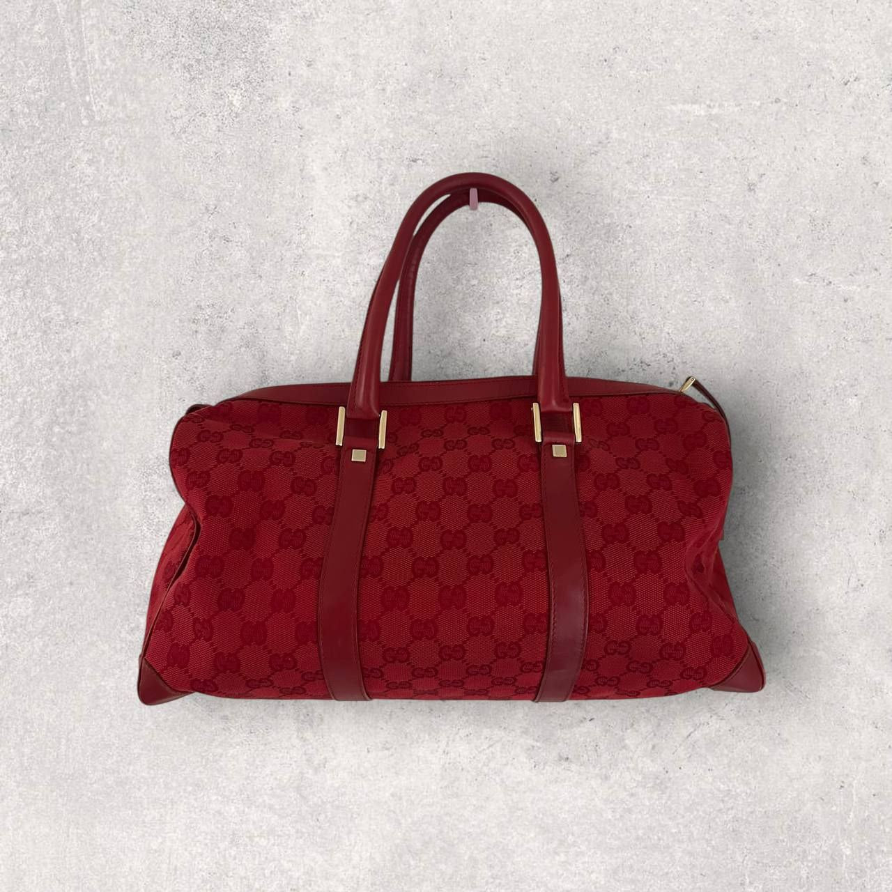 Authentic Vintage Gucci GG Boston Bag