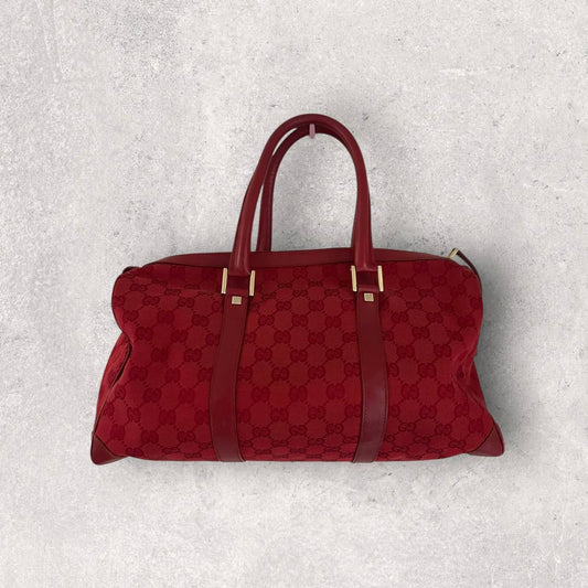 Authentic Vintage Gucci GG Boston Bag