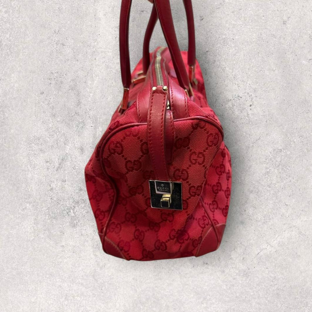 Authentic Vintage Gucci GG Boston Bag