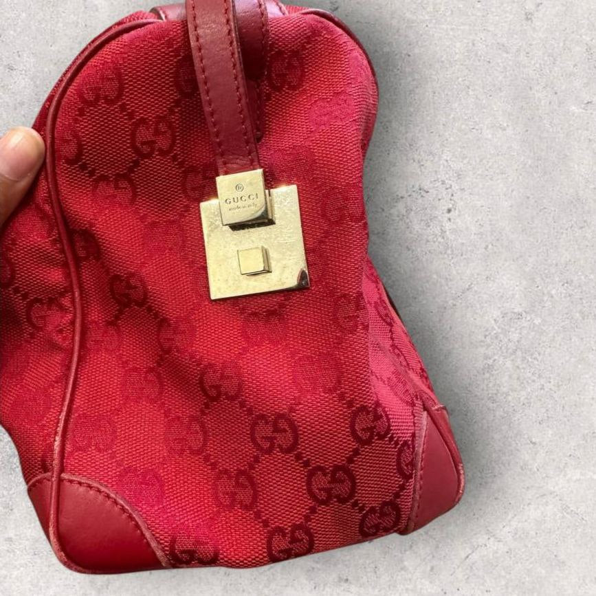 Authentic Vintage Gucci GG Boston Bag