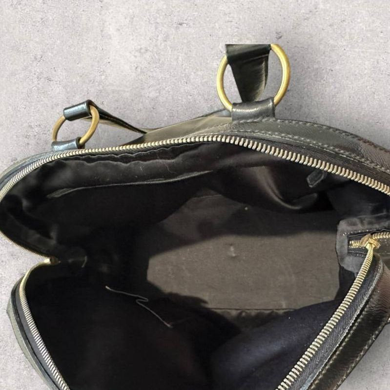 Authentic Vintage YSL Muse Patent Leather Shoulder Bag Large Size