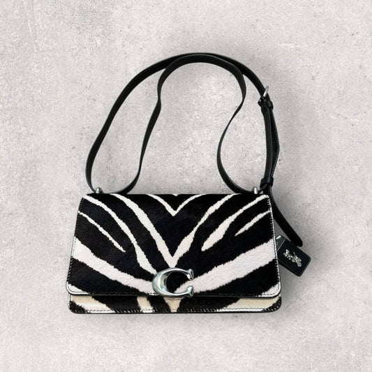 Authentic Coach Bandit Calfhair Shoulder/Crossbody Bag