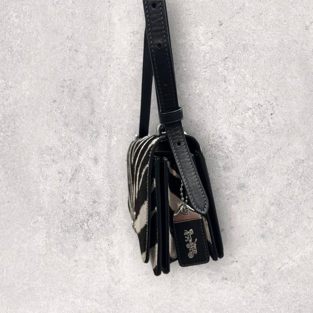 Authentic Coach Bandit Calfhair Shoulder/Crossbody Bag