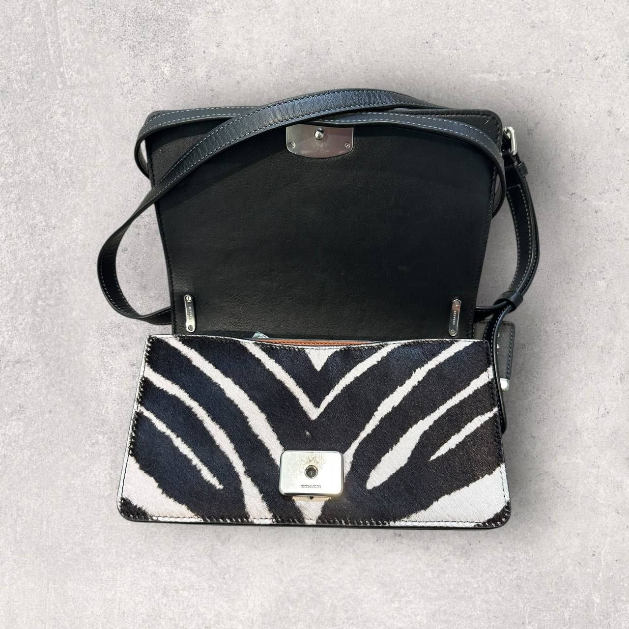 Authentic Coach Bandit Calfhair Shoulder/Crossbody Bag