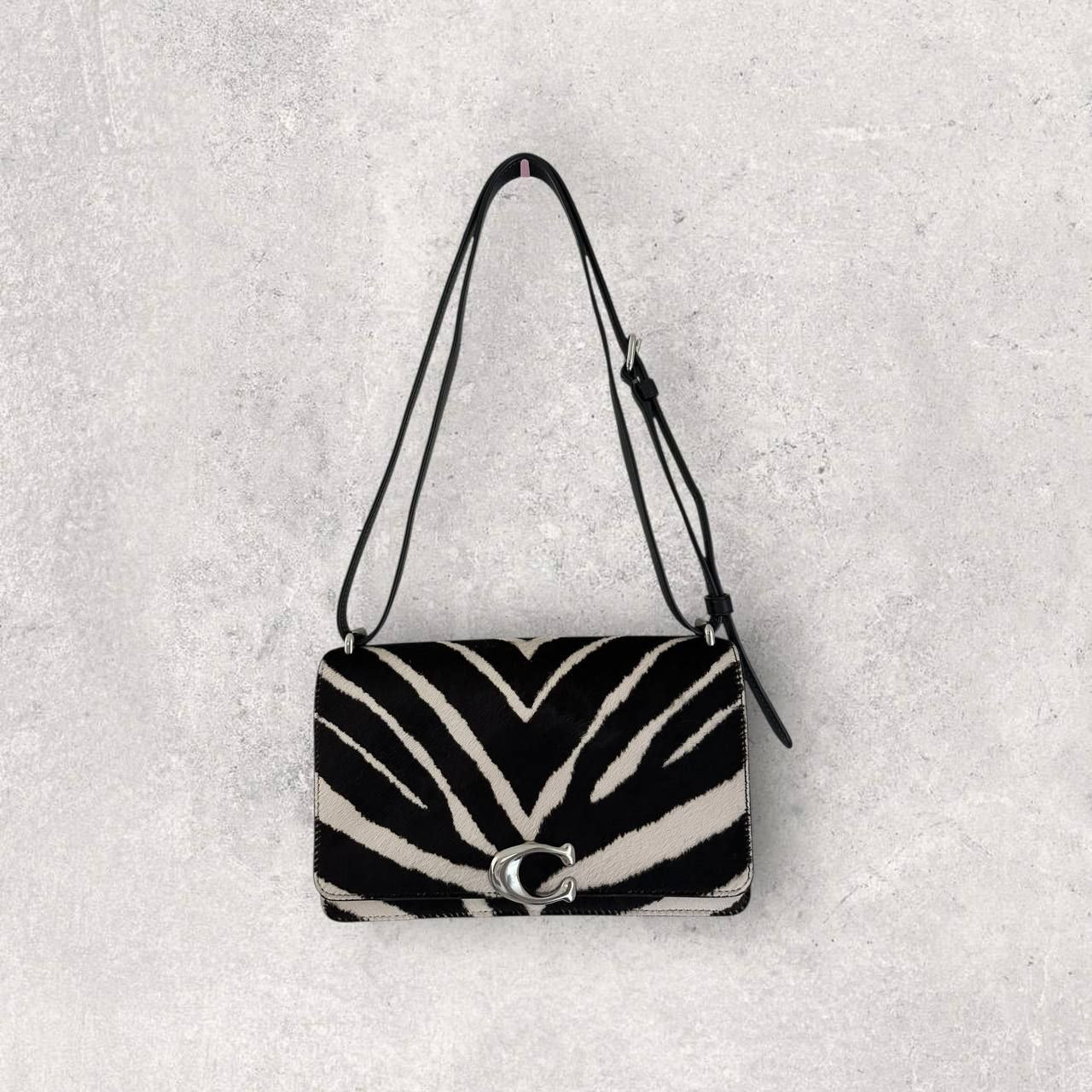 Authentic Coach Bandit Calfhair Shoulder/Crossbody Bag