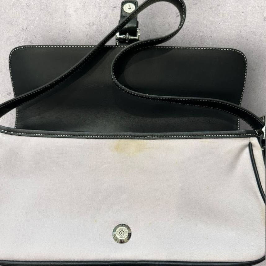 Authentic Vintage Coach Canvas Shoulder Bag