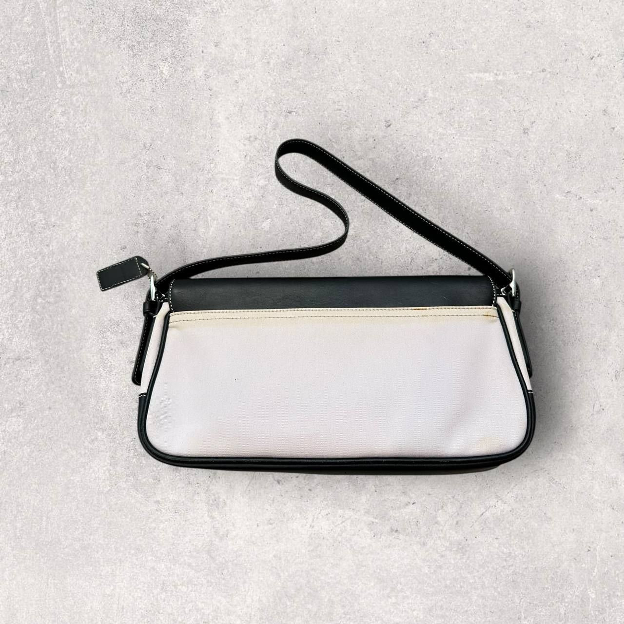 Authentic Vintage Coach Canvas Shoulder Bag