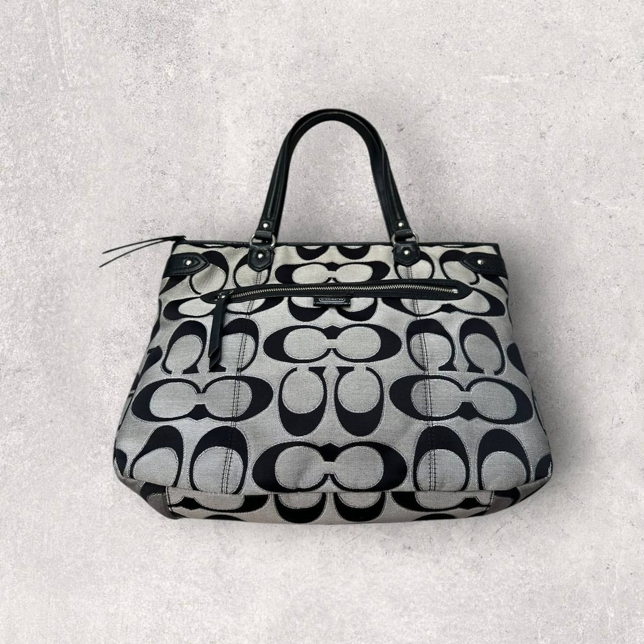 Authentic Vintage Coach Poppy Signature Tote Bag